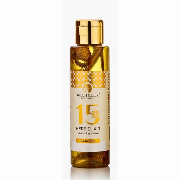 Birch And Lily 15 Herb Elixir  Hair Oil 100ml 