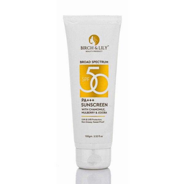Birch And Lily SPF 50 Sunscreen 100gm Skin Care