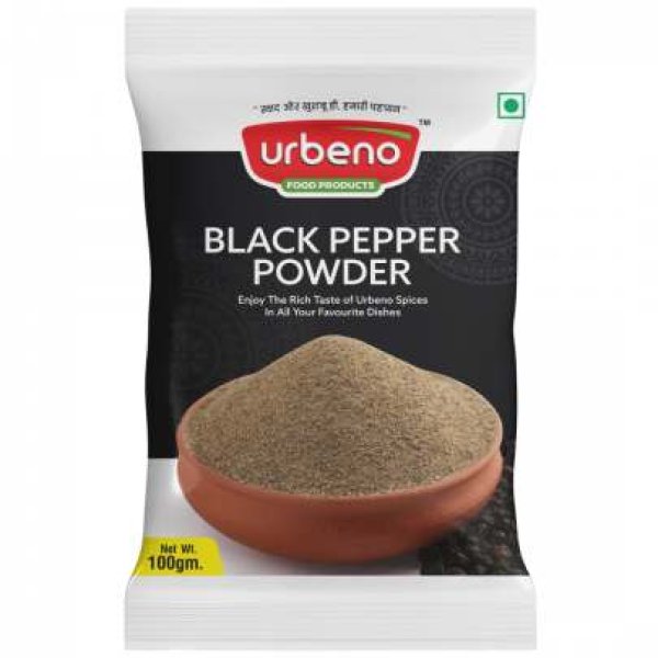 Urbeno Black Pepper Powder  100g  Masala