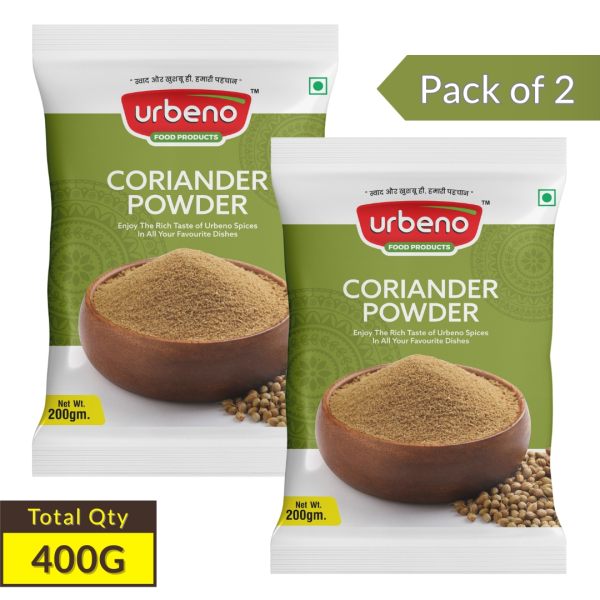 Urbeno Coriander Powder 200g Pack of 2 Masala